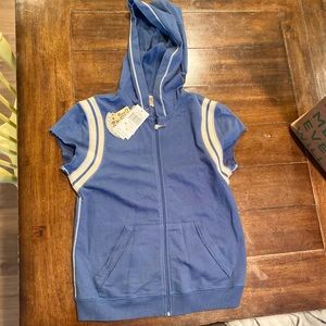 Juicy couture short sleeve zip up